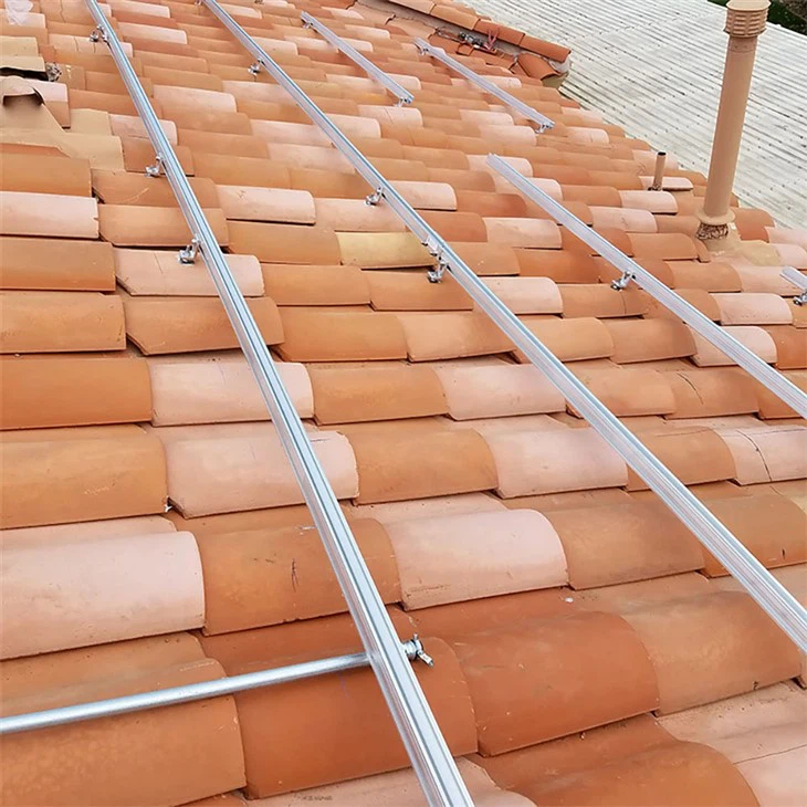 Tile roof solar mounting brackets project cases