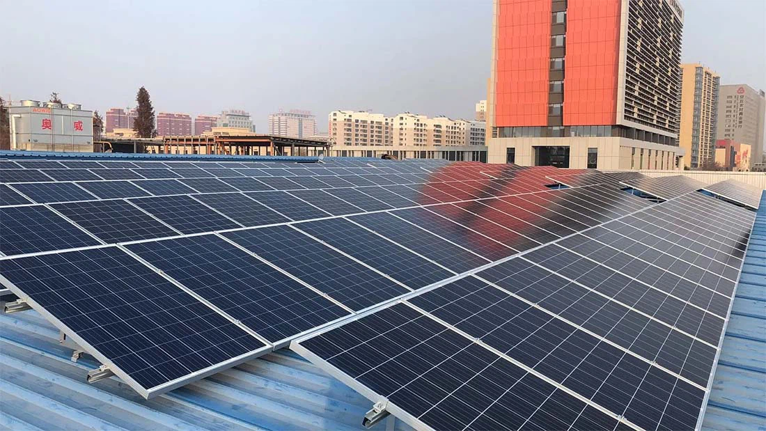 Solar racking for metal roof site Solar racking for metal roof site