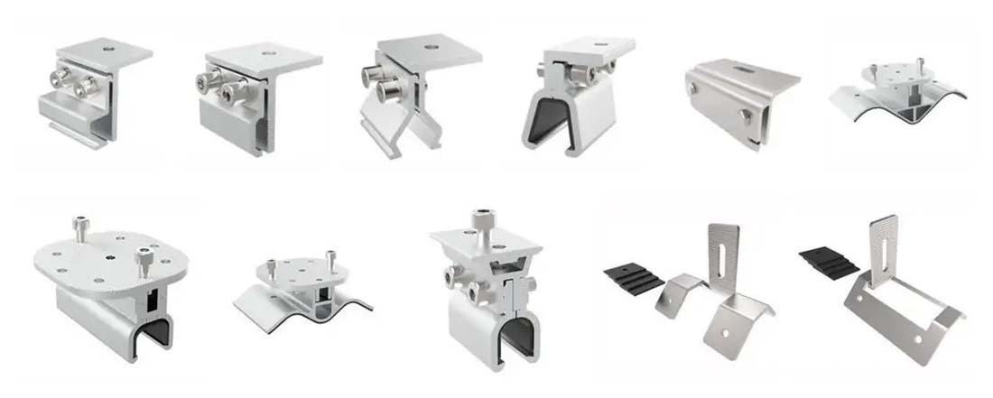 Solar panel metal roof clamps description Solar panel metal roof clamps description