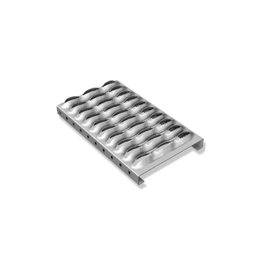Galvanized walkway grating component Galvanized walkway grating component